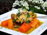 Colombo de poulet aux patates douces et carottes