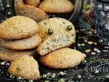 Cookies aux cerneaux de noix et d'anis vert en grains