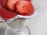 29ème Ronde Interblogs : panna cotta à la fraise
