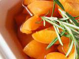 Abricots au sirop de romarin