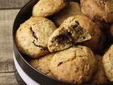 Clémence aux fourneaux: Cookies au coeur fondant chocolat noir