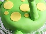 Gâteau d'anniversaire 'Gentil Dino'