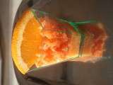 Salade de carottes à l'orange en verrine