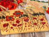 Focaccia fleurie : le champ de coquelicots, Claude Monet