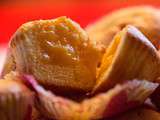 Muffins au cœur crème d’orange et bergamote (curd)