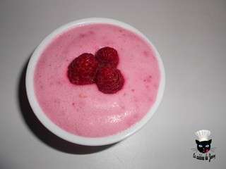 Mousse légère à la framboise
