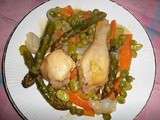 Navarin de poulet au lait d'amande