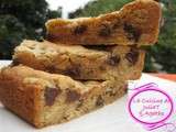 Blondies Cookies au chocolat et noix de Grenoble