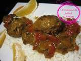 Boulettes de bœuf sauce à l’orange et citron et poivre de Sichuan