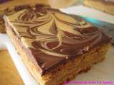 Brownie marbré au beurre d’arachides et chocolat