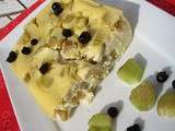 Clafoutis à la rhubarbe et au fromage blanc 0% (léger) (sans gluten)
