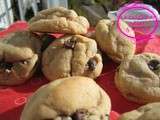 Cookies au beurre de cacahuètes et pépites de chocolat bien épais