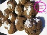 Cookies au chocolat et chili saupoudré de Fleur de sel