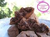 Cookies au chocolat et poudre de noisette ultra mega gourmands