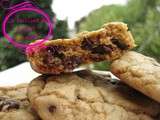 Cookies us ultra gourmands et bien épais aux pépites de chocolat!!! Une tuerie