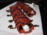 Crêpes Red Velvet (rouge velours)