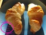 Délicieux croissants avec pâte feuilletée maison