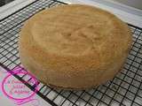 Génoise à la vanille et fleur d’oranger très aérée pour gâteaux à décorer