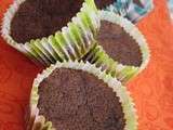 Gourmands petits moelleux au chocolat, poire, amandes et épices (sans beurre)
