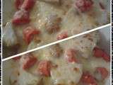 Gratin de carottes pommes de terre sauce béchamel