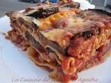 Lasagnes gratinée aux aubergines grillées