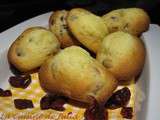 Moelleuses madeleines à l'orange et aux canneberges (cranberries)