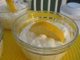 Mousse au fromage blanc et au citron-orange