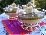Mousse de mangue noix de coco et sa gelée de kiwi (sans oeuf sans lait au tofu soyeux)
