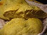 Pain galette aux flocons d'avoine