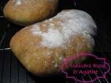 Pain italien La Ciabatta au levain