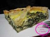 Quiche épinards feta et coeurs d’artichaut