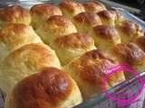 Roll Bread (Pain rond) ultra et extra moelleux à la main ou à la map