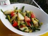 Salade végétarienne de haricots verts et de pommes de terre à la dijonnaise (Moutarde Fine de Dijon Maille)