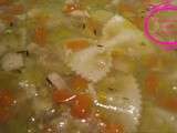 Soupe de dinde et poireau facile rapide et délicieuse