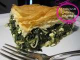 Succulente tourte crétoise aux épinards et aux herbes
