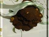 Cookies cacao et pépites de chocolat blanc - sans beurre