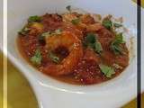 Crevettes sauce tomate