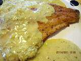 Filet de truite pané sauce à l'orange