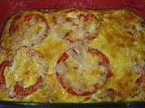 Flan de courgettes gratiné au parmesan
