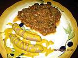Saucisses sauce moutarde miel