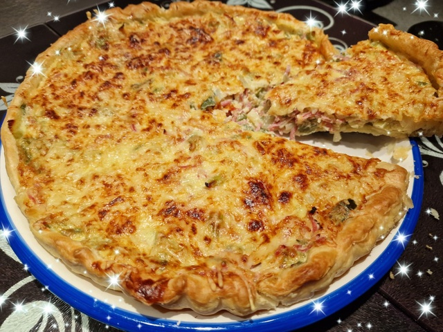 Recettes De Tarte Aux Poireaux Et Au Jambon