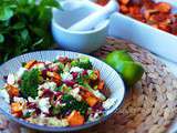 « Supersalade »! – Quinoa, Brocolis, Avocat, Patates Douces, Grenade & Co