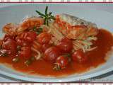 Filet de cabillaud aux tomates cerise et câpres