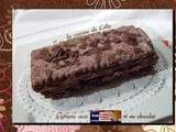 Gâteau aux Petits Bruns et au chocolat