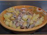 Salade de pommes de terre aux harengs fumés