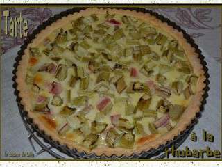 Tarte à la rhubarbe