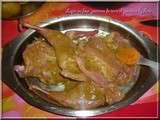 Lapin au four, pommes de terre et poireaux