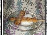 Brochettes de crevettes persillées
