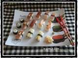 Pagode japonaise de sushis et de makis maison