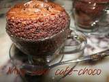 Mug cake café-choco - cuisson vapeur